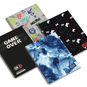 Caderno Espiral A4 80F Teen Inverse Pautado